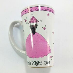 Franchelle Girls Night Out Coffee Mug One. Dress Shopping Motif Boutique